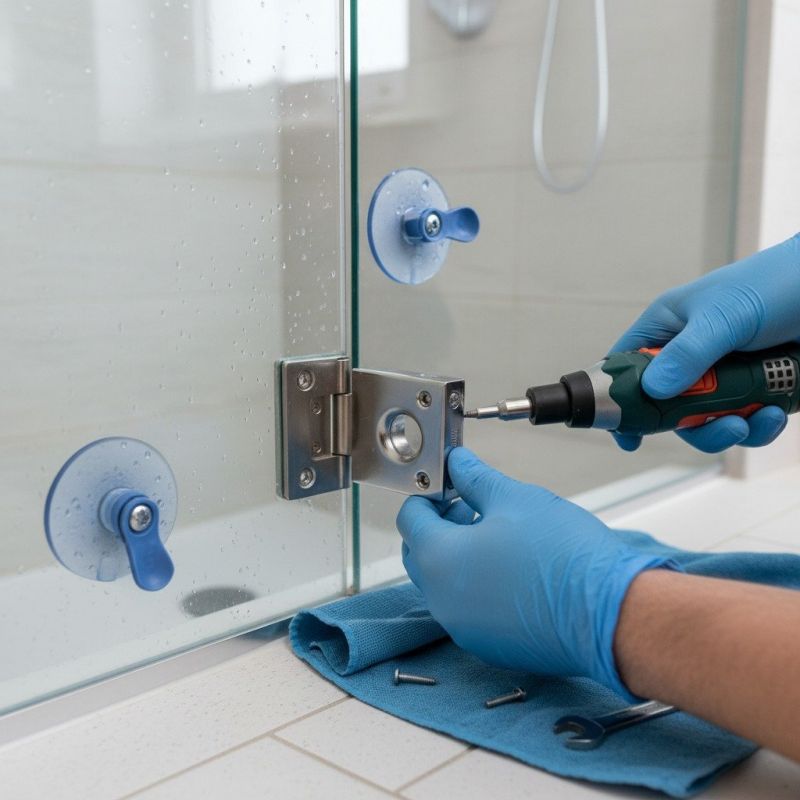 Pivot Shower Door Repair in Alpharetta, GA