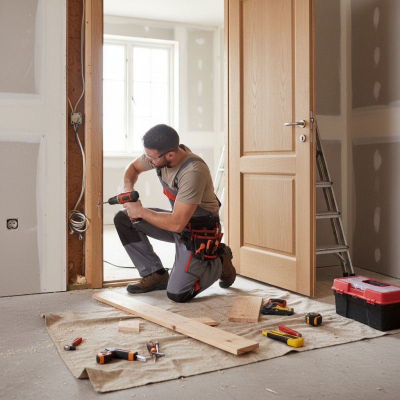 Entrance Door Repair in Conroe, TX