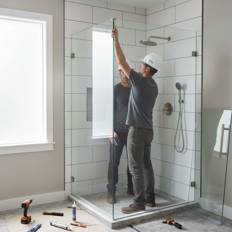 Glass Shower Door Installation in Wilmington, NC
