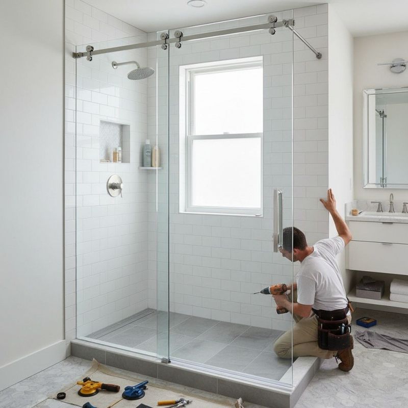 Glass Shower Door Replacement in Conroe, TX