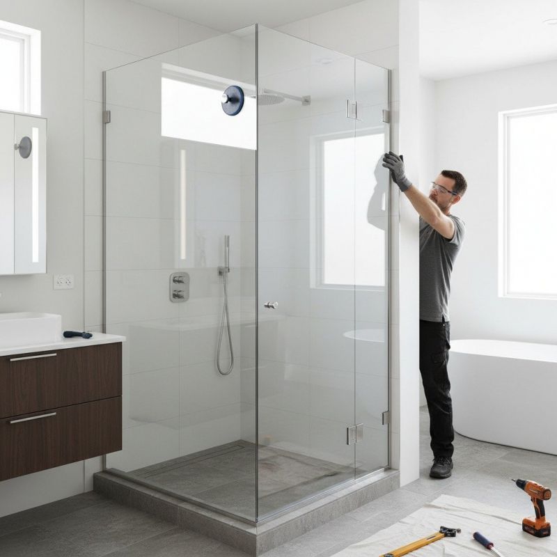 Shower Door Installation in Conroe, TX