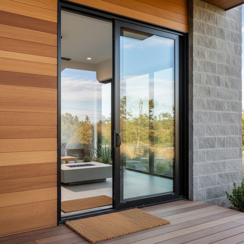 Wood Sliding Door Installation in Chapel Hill, NC